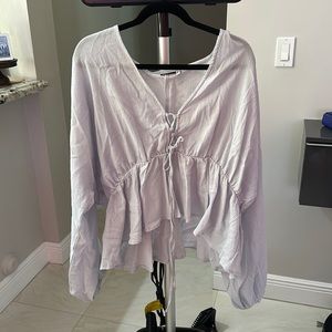 Blue spring shirt